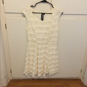 White lace summer dress